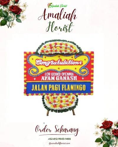Bunga Papan Congratulation di Penanggal